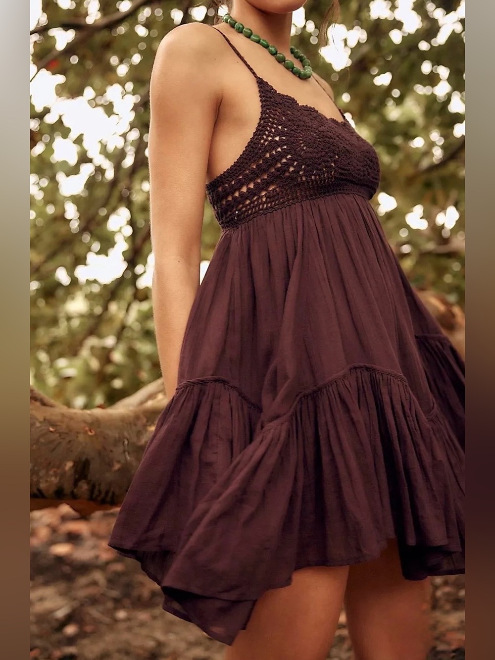 🩷Firm Price🩷Free people sandoll cotton mini dress